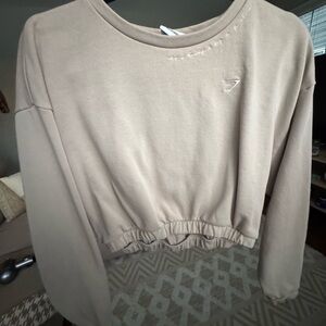 Gymshark Tan Sweatshirt